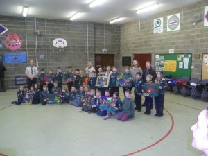 23rd January - City Hergarth Competition to design a poster that celebrates Cubs 100. We were runners up